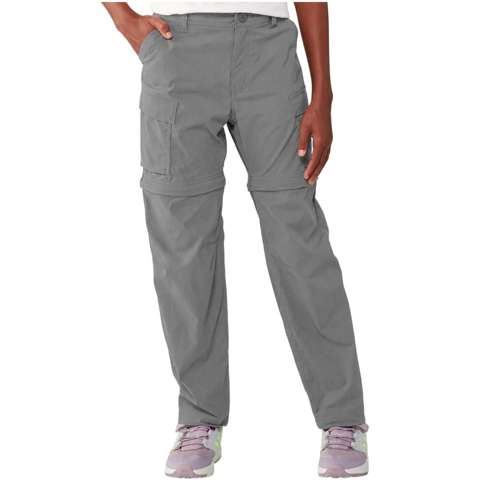 REI Co-po Girl's Gray Sahara Convertible Hiking Pants Size XL (18)